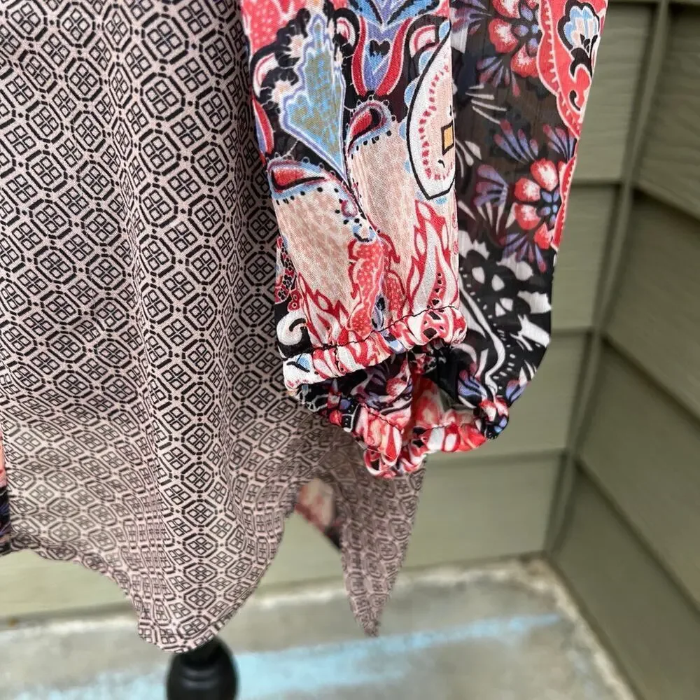 CYNTHIA ROWLEY size S women’s tunic, multi color